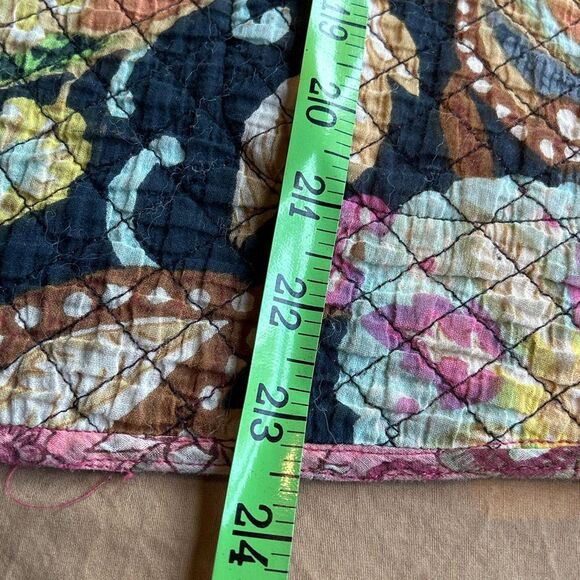 Quilted Kantha Reversible Jacket Woman’s Medium Snowdrop Crewneck - Picture 9 of 12